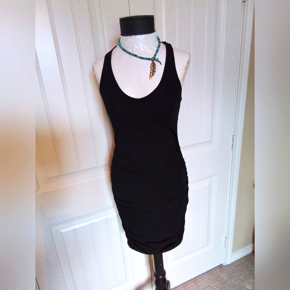 RAZOR BACK LITTLE BLACK DRESS.